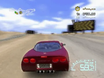 Corvette screen shot game playing